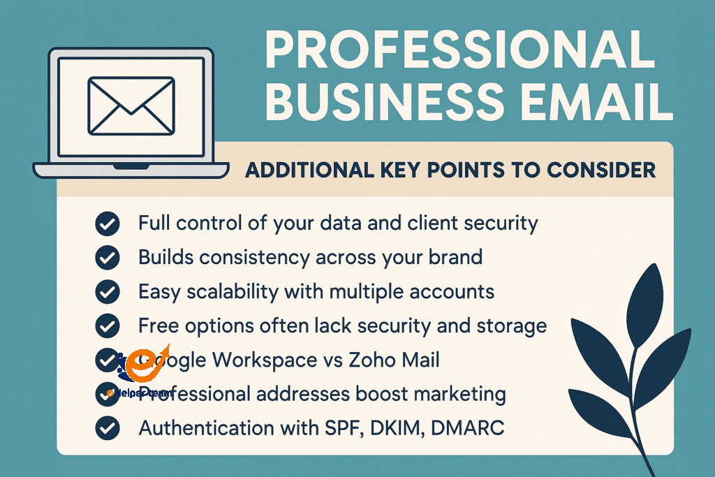 set up professional business email