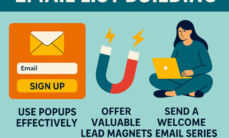 ecommerce email list building