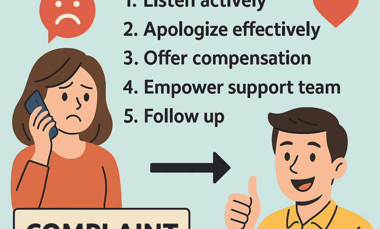 turn customer complaint into loyal fan