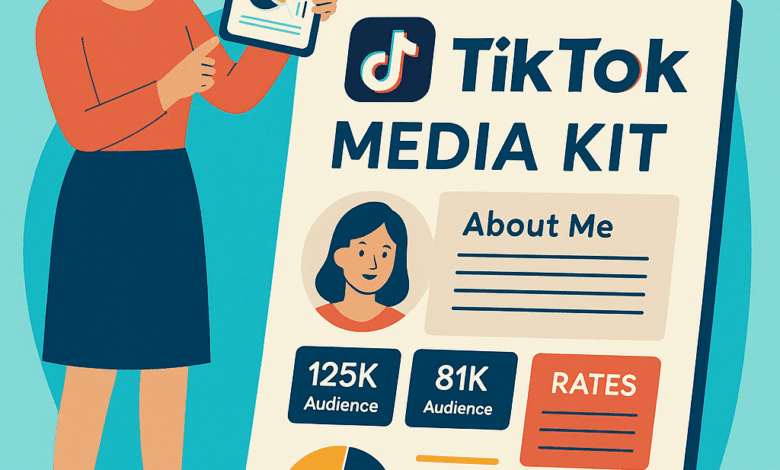 tiktok media kit template