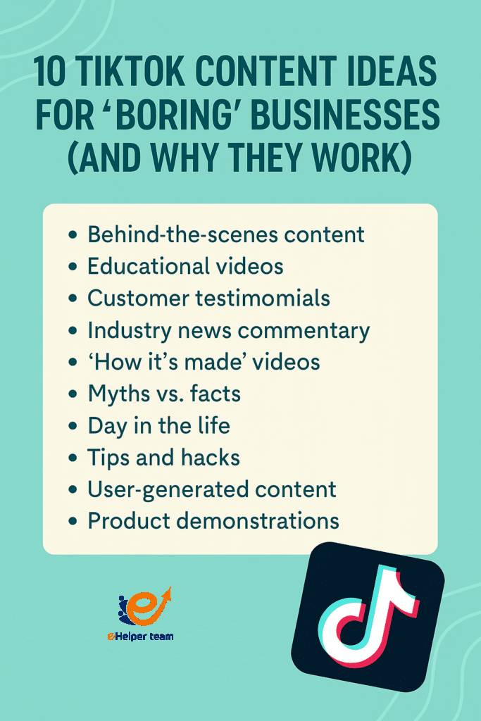 content ideas for boring businesses