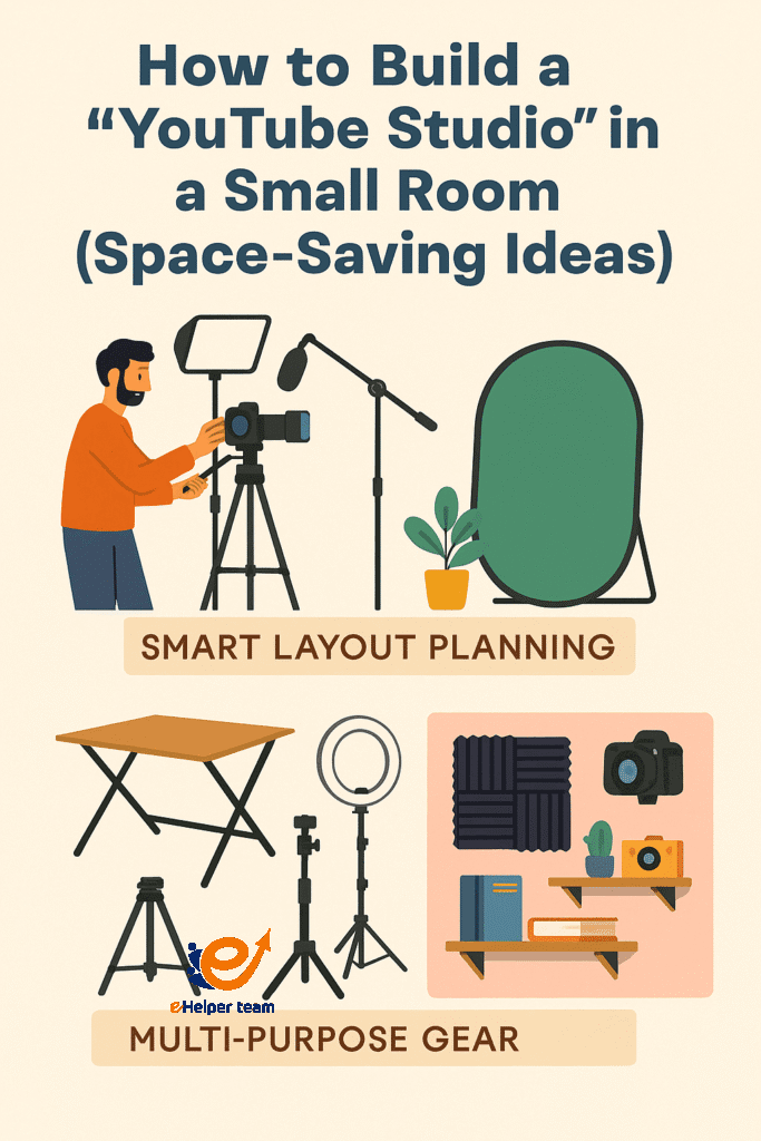 small room youtube studio