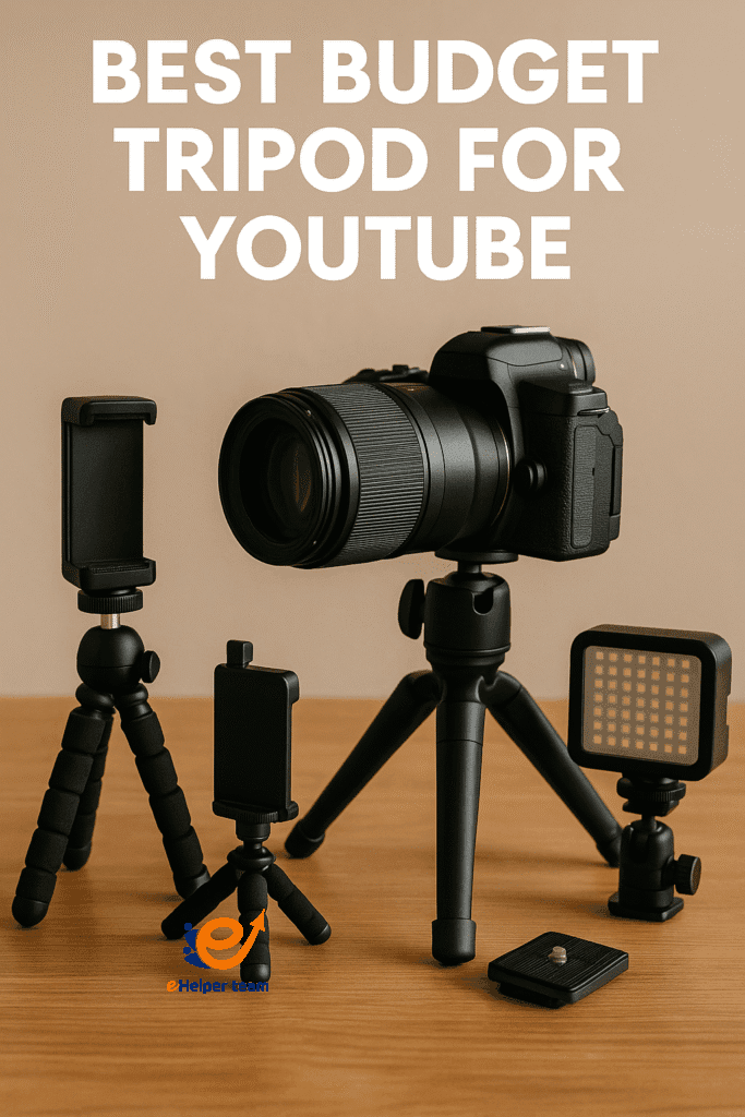 best budget tripod for youtube