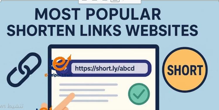 What is the main purpose of shortened link websites?