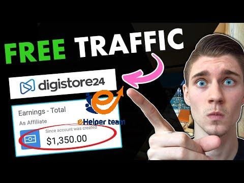 $1,350/DAY With Digistore24 Affiliate Marketing For Beginners 2022 (FREE Traffic Strategy)