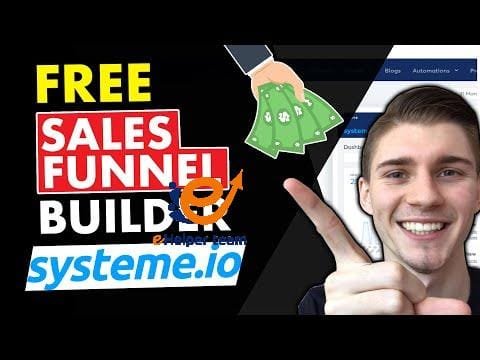 The Best FREE Sales Funnel Builder For Affiliate Marketing in 2022 (Systeme.io Tutorial)