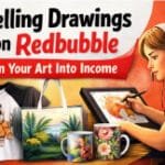 Selling Drawings on Redbubble