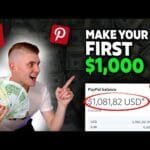 Make Your First $1,000 With Pinterest Affiliate Marketing ONLY 5 Make Your First $1,000 With Pinterest Affiliate Marketing (ONLY TAKES 20 MINUTES)