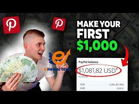 Make Your First $1,000 With Pinterest Affiliate Marketing ONLY 1 Make Your First $1,000 With Pinterest Affiliate Marketing (ONLY TAKES 20 MINUTES)