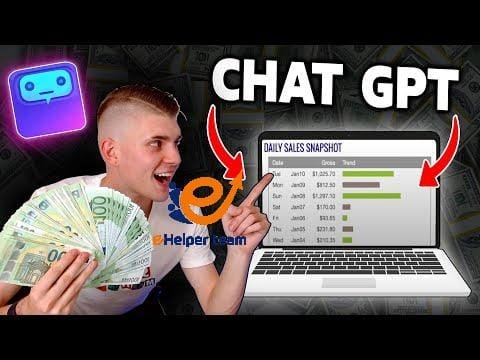 How I Made $3,000 in 3 Days With ChatGPT Open A.I Bot  (Make Money With Chat GPT)