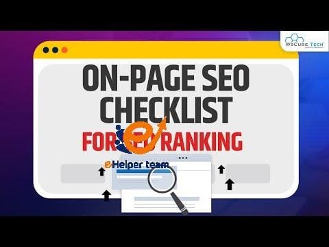 On Page SEO Checklist : Optimize Every Page on 1 On Page SEO Checklist : Optimize Every Page on Your Site (Ultimate Guide)