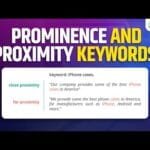 Keyword Prominence, Proximity & Density Explained | Keyword Research Tutorial