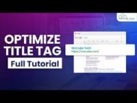 Title Tag Optimization - How to Create SEO Friendly Title Tags | SEO Tutorial Title Tag Optimization - How to Create SEO Friendly Title Tags | SEO Tutorial