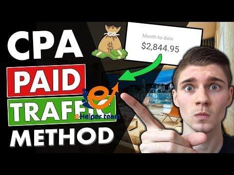 The $30K Per Month CPA Marketing & Paid Traffic Method | Push Notifications!