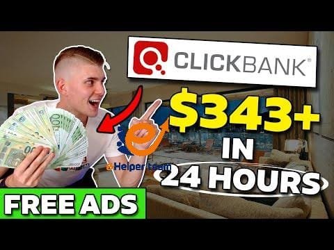 HD video | Run FREE ADS Now To Generate $343.75+ In 24 1 Run FREE ADS Now To Generate $343.75+ In 24 Hours! (Simple ClickBank Affiliate Marketing Method)