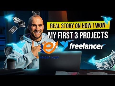 Real Story On Winning My First 3 Projects on Freelancer.com