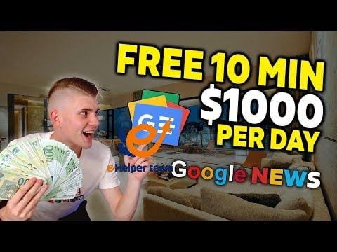 Earn $1000 PER DAY from Google News for FREE 13 Earn $1000 PER DAY from Google News for (FREE) - How to COPY-PASTE and Make Money from Google 2022
