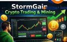 StormGain Crypto Trading and Mining
