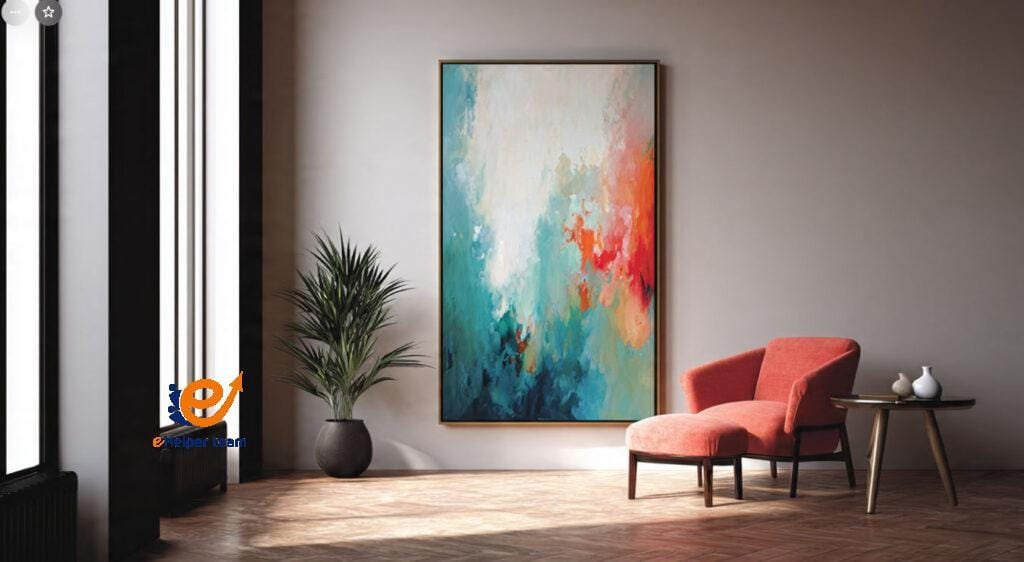 Christian Modern Abstract Spiritual Art: A Modern Guide to Choosing and Styling a Faith-Led Canvas Print 1 If you want to start with the artwork featured in this post, see the CHRISTIAN Modern Abstract Spiritual Art Canvas Print on Artesty.