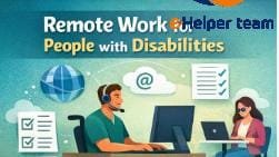 What types of remote jobs are available for people with disabilities?