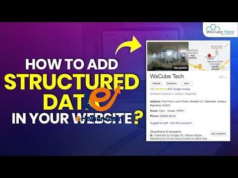 Website Me Schema Data Kaise Jode | How to Add Schema Data in Any Website?