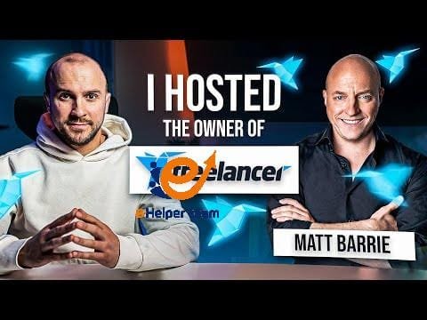 Matt Barrie CEO of Freelancer.com on The Future of 1 Matt Barrie (CEO of Freelancer.com) on The Future of Gig Economy!