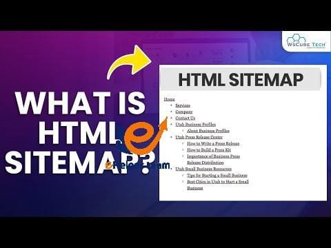 What is an HTML Sitemap & How to Create 1 What is an HTML Sitemap & How to Create HTML Sitemap | SEO Tutorial