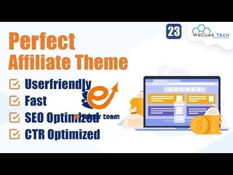 Best WordPress Themes for Affiliate Marketing | User-friendly, Fast, SEO & CTR Optimized